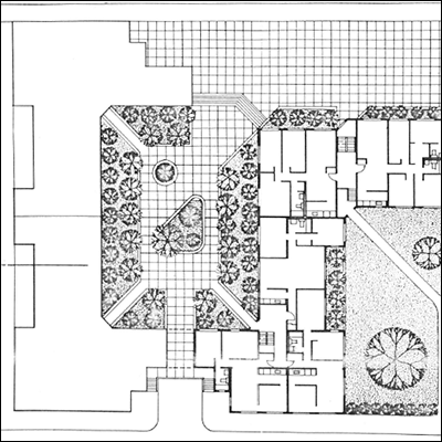 ochshorn photo: Royal Mint Housing Competition project for Spring 1974 design studio, Cornell