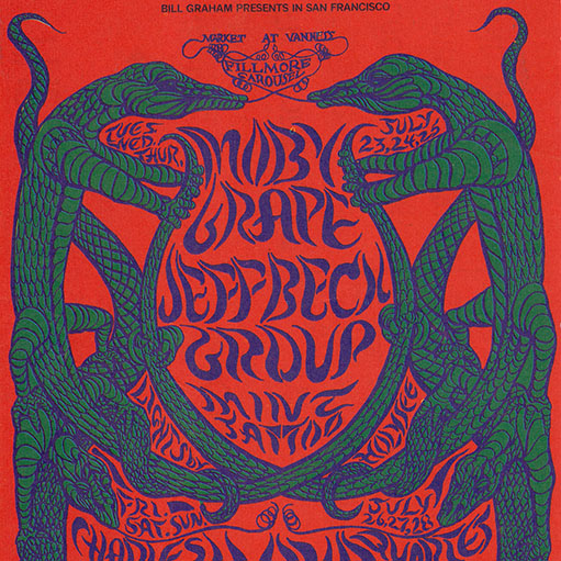 ochshorn photo, fillmore west poster from July 1968