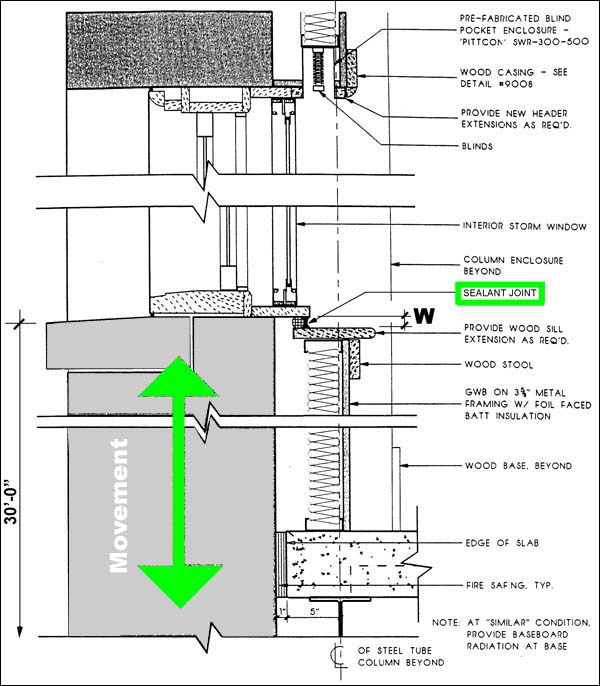 modified detail section at sage hall