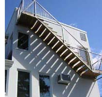 ochshorn addition: stair truss