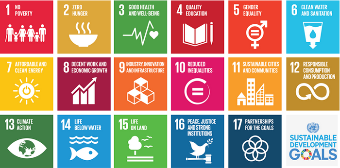 graphic symbols for the UN sustainable development goals