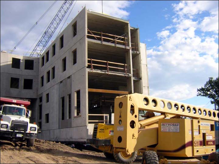 precast panel detailing: emulation at West Campus Dormitories, Cornell