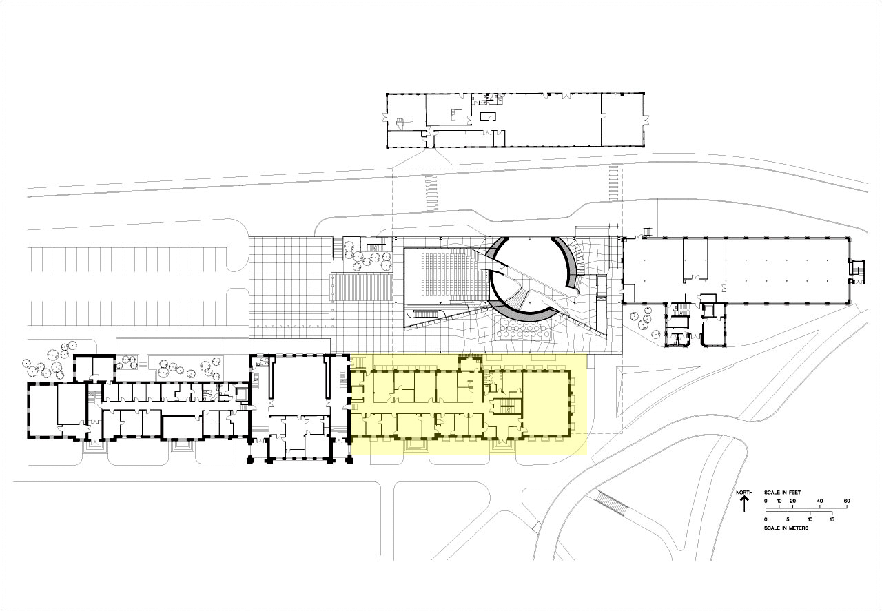 Sibley Hall site plan