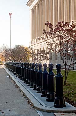 Courthouse bollards