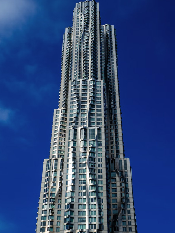 Gehry 80 Spruce St, NYC apartment building