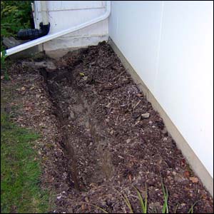 rain barrel platform