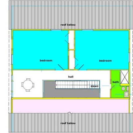 proposed 2nd-floor plan