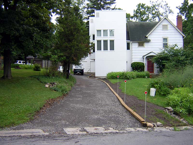ochshorn driveway finished