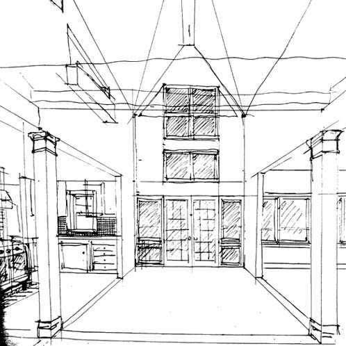 sketch of entry volume