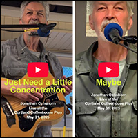 Jonathan Ochshorn playing at Unitarian Church Coffeehouse Plus in Cortland, NY