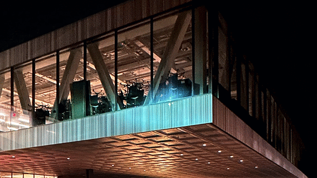 OMA's Milstein Hall animation gif