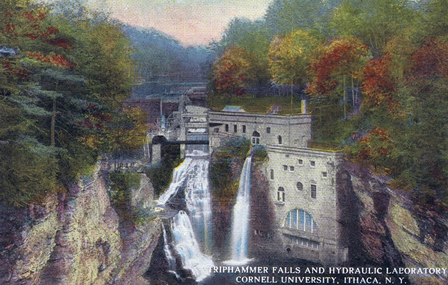 Postcard view of hydraulic lab.