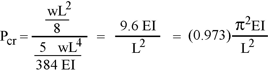 buckling load equations