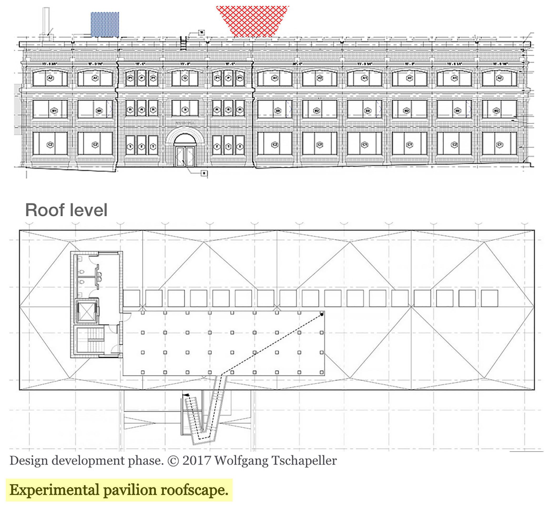 annotated mezzanine diagram